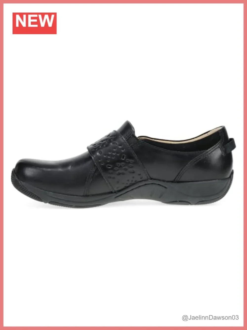 Leather Slip-On Loafer with Arch Support, Slip Resistant, Comfortable Casual